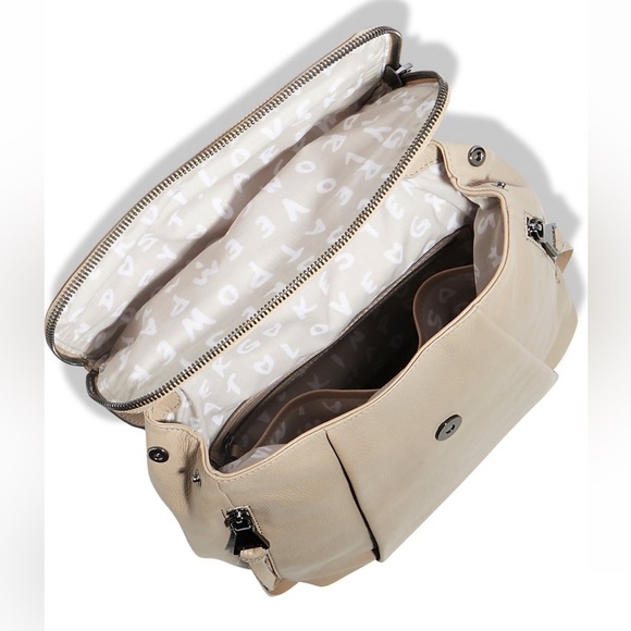 Aimee Kestenberg TAUPE pleated convertible backpack - Picture 10 of 10